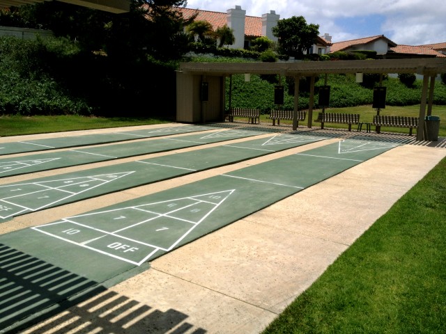 Suffleboard Courts - Photo by Gary Harmon