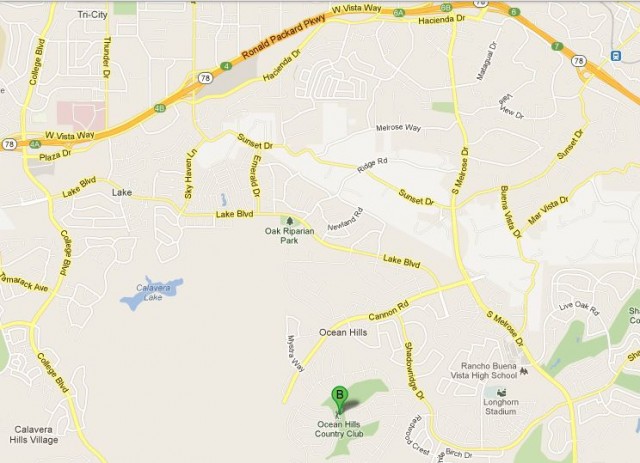 Directions to Ocean Hills Country Club
