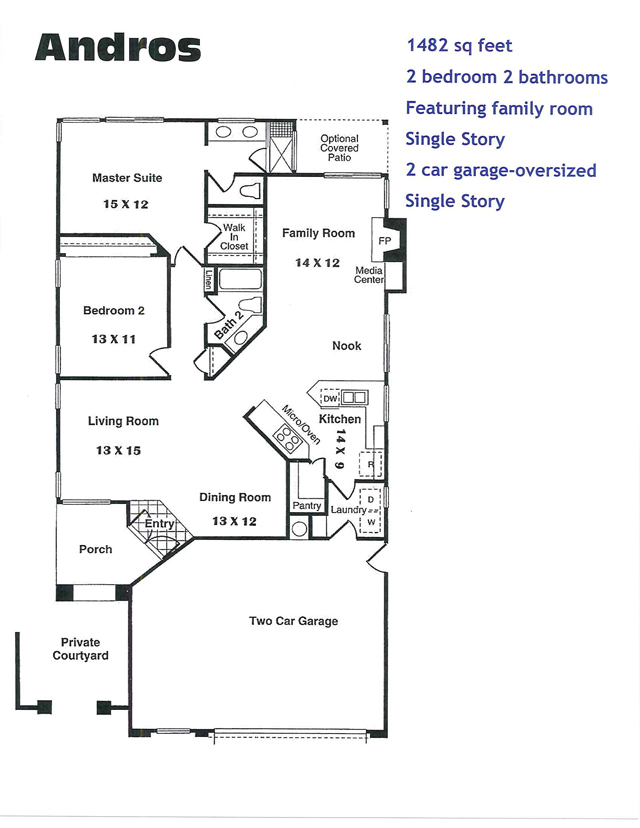 Andros Floor Plan