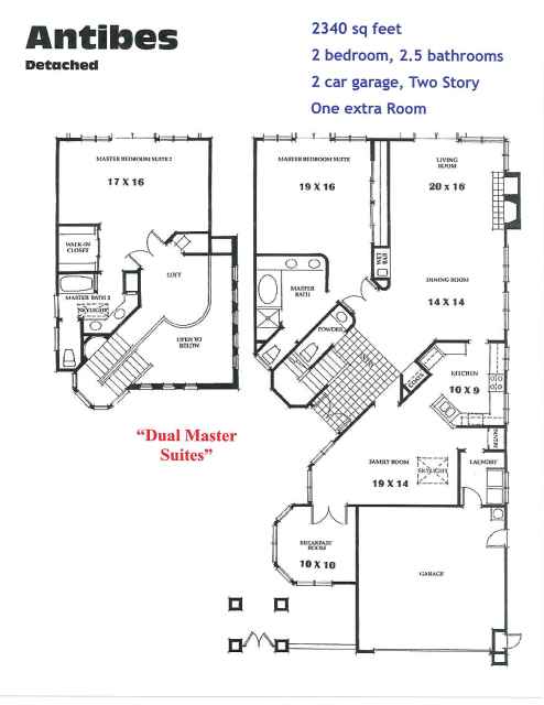 Antibes Floor Plan