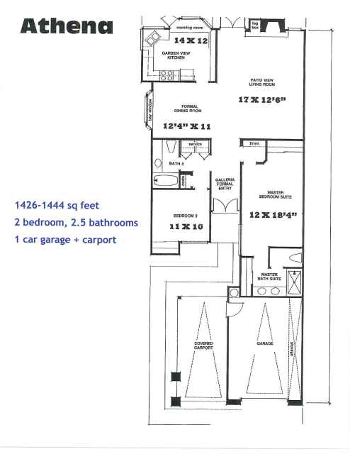 Athena Floor Plan