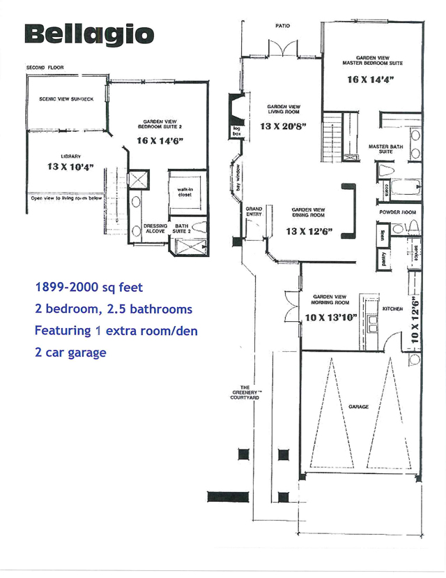 Bellagio Floor Plan