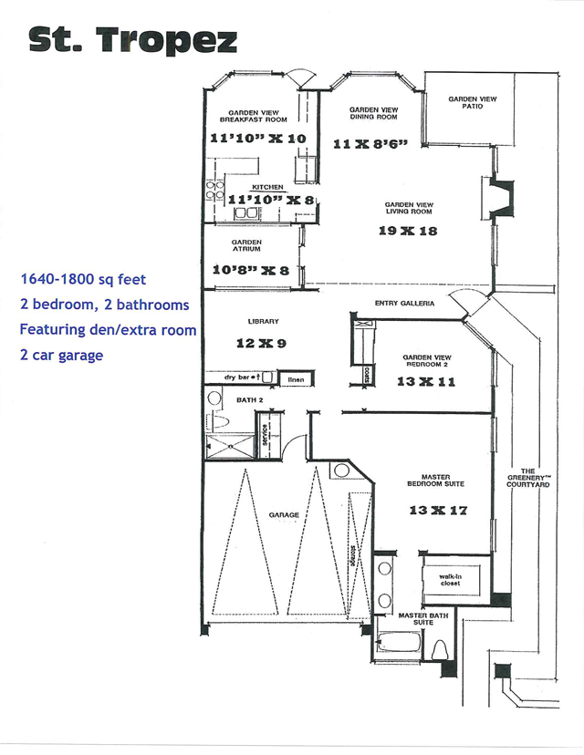 St Tropez Floor Plan